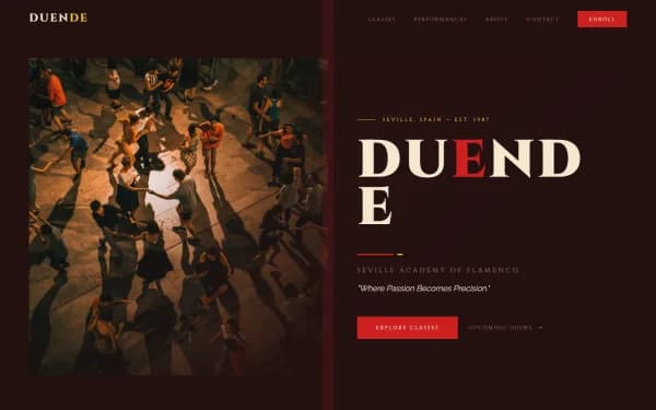 DUENDE — Where Passion Becomes Precision