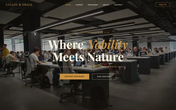 GALLOP & GRACE — Where Nobility Meets Nature