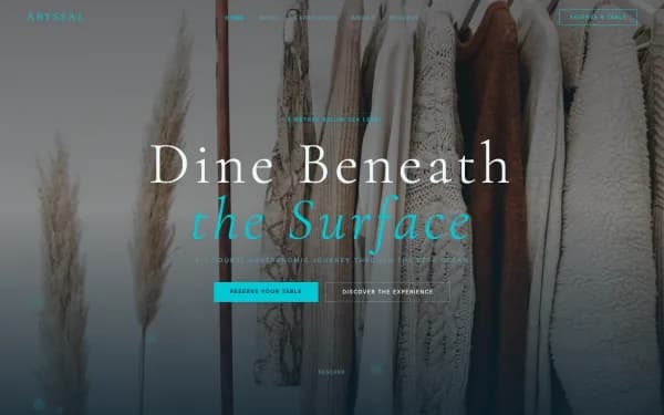 ABYSSAL — Dine Beneath the Surface