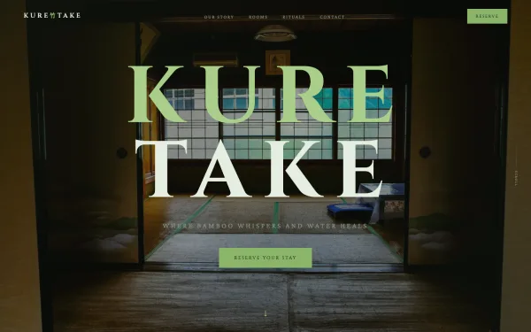 KURETAKE — Where Bamboo Whispers and Water Heals