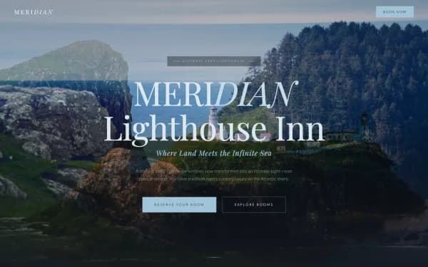 MERIDIAN — Where Land Meets the Infinite Sea