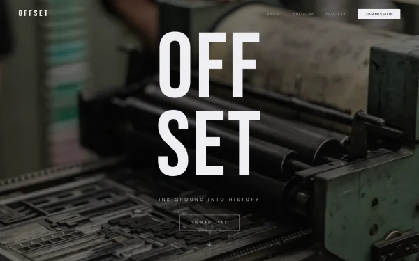 OFFSET — Ink Ground Into History