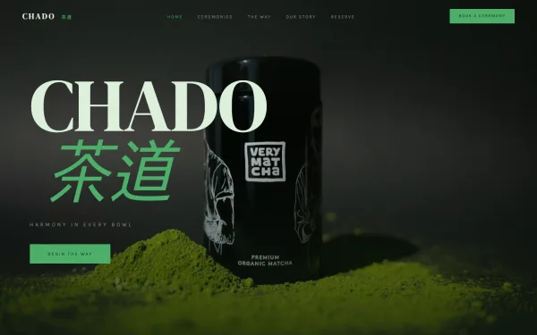 CHADO — Harmony in Every Bowl