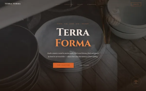 TERRA FORMA — Studio Ceramics & Sculptural Objects