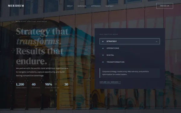 MERIDIEM — Strategy That Transforms