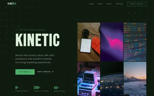 KINETIC — Motion Design & Animation