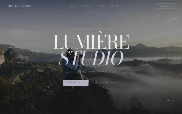 LUMIÈRE STUDIO — Light Captured. Moments Preserved.