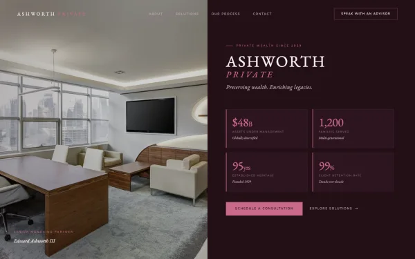 ASHWORTH PRIVATE — Preserving Wealth, Enriching Legacies