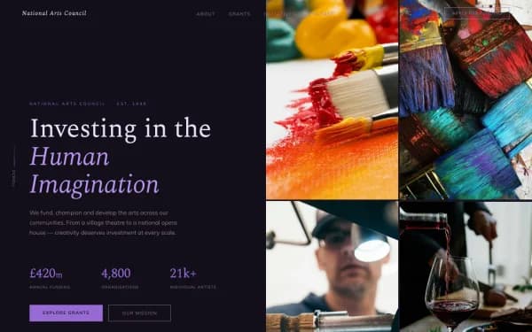 The National Arts Council — Investing in the Human Imagination