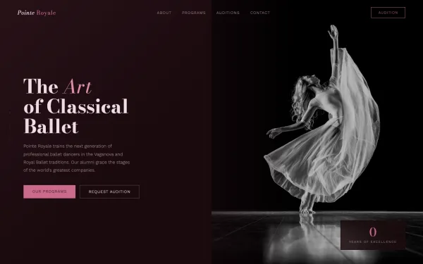 Pointe Royale Ballet — Classical Ballet School