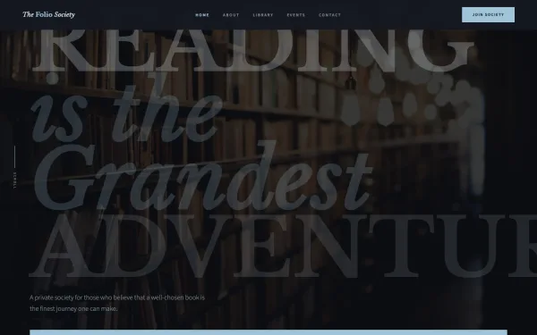 The Folio Society of Letters — Reading is the Grandest Adventure