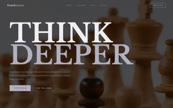 Grandmaster Academy — Elite Chess Training