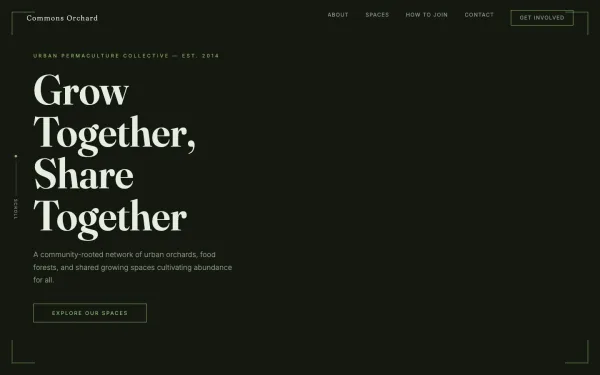 Commons Orchard — Grow Together, Share Together