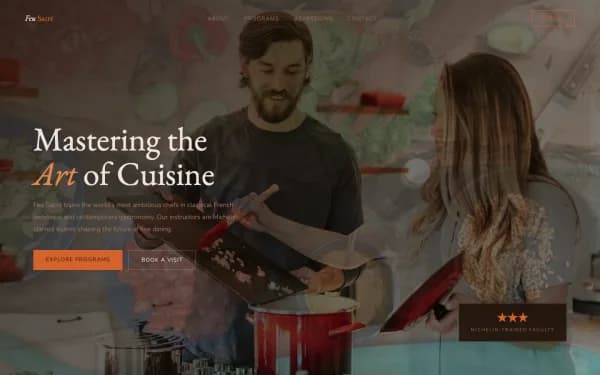 Feu Sacré Culinary Academy — Mastering the Art of Cuisine