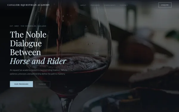 Cavalier Equestrian Academy — The Noble Dialogue Between Horse and Rider