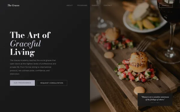 The Graces Academy — Social Etiquette & Protocol School