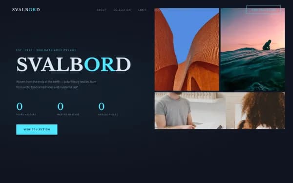 SVALBORD — Polar Weaving | Luxury Tundra Textiles