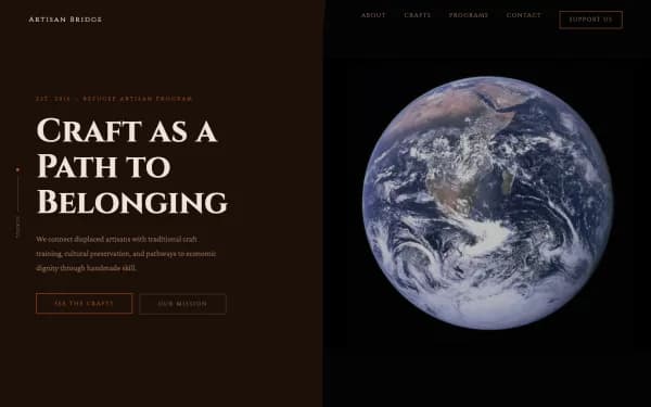 Artisan Bridge — Craft as a Path to Belonging