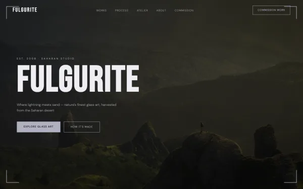 FULGURITE — Sand Glass Studio