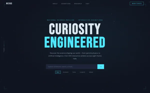 Nexus Science Pavilion — Curiosity Engineered