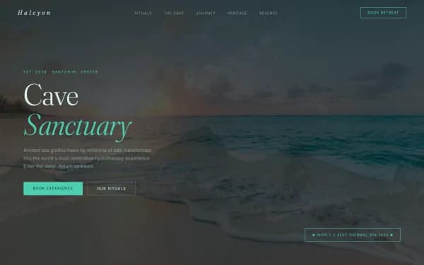 HALCYON — Cave Sanctuary | Ocean Hydrotherapy & Thermal Spa