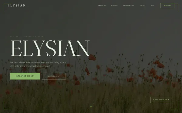 ELYSIAN — Sky Garden