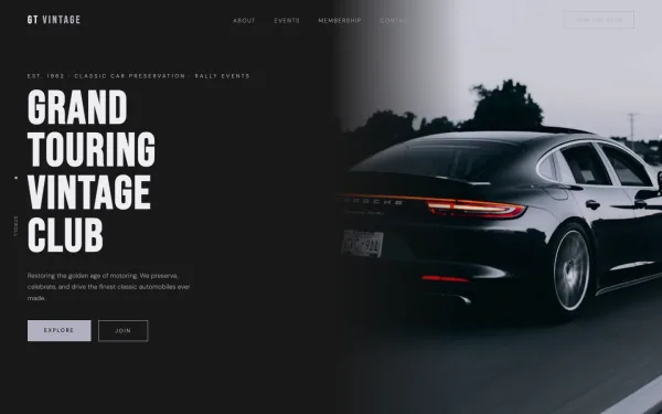 Grand Touring Vintage Club — Restoring the Golden Age of Motoring