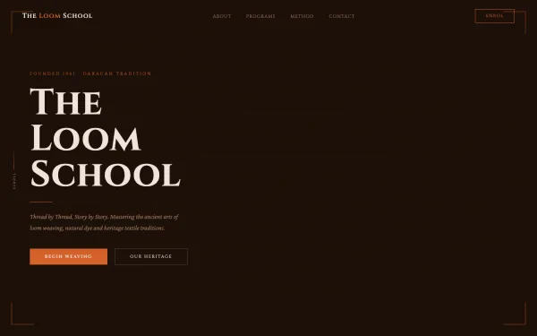 The Loom School — Thread by Thread, Story by Story