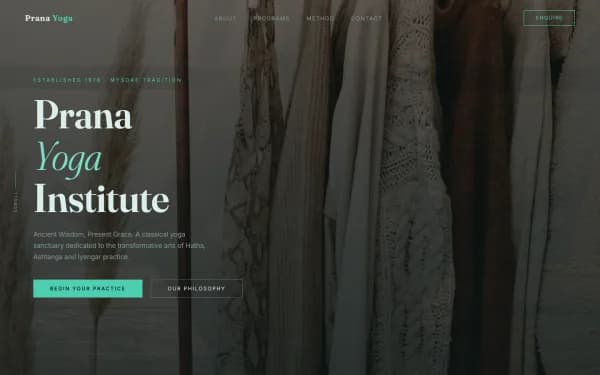 Prana Yoga Institute — Ancient Wisdom, Present Grace