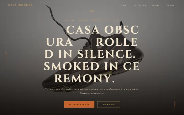 Casa Obscura — Rolled in Silence. Smoked in Ceremony.